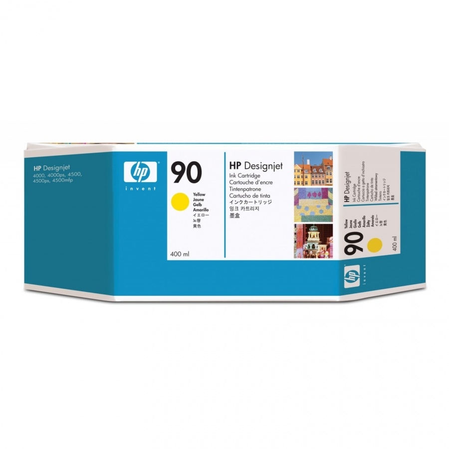 HP 90 400-ml Yellow Ink Cartridge