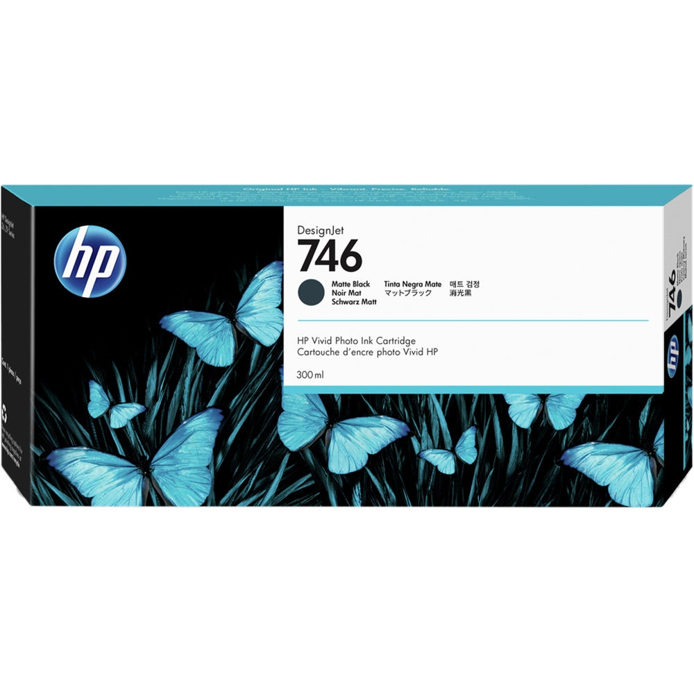HP 746 300-ml Matte Black DesignJet Ink Cartridge