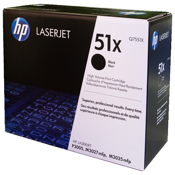 HP 51X Black LaserJet Toner Cartridge