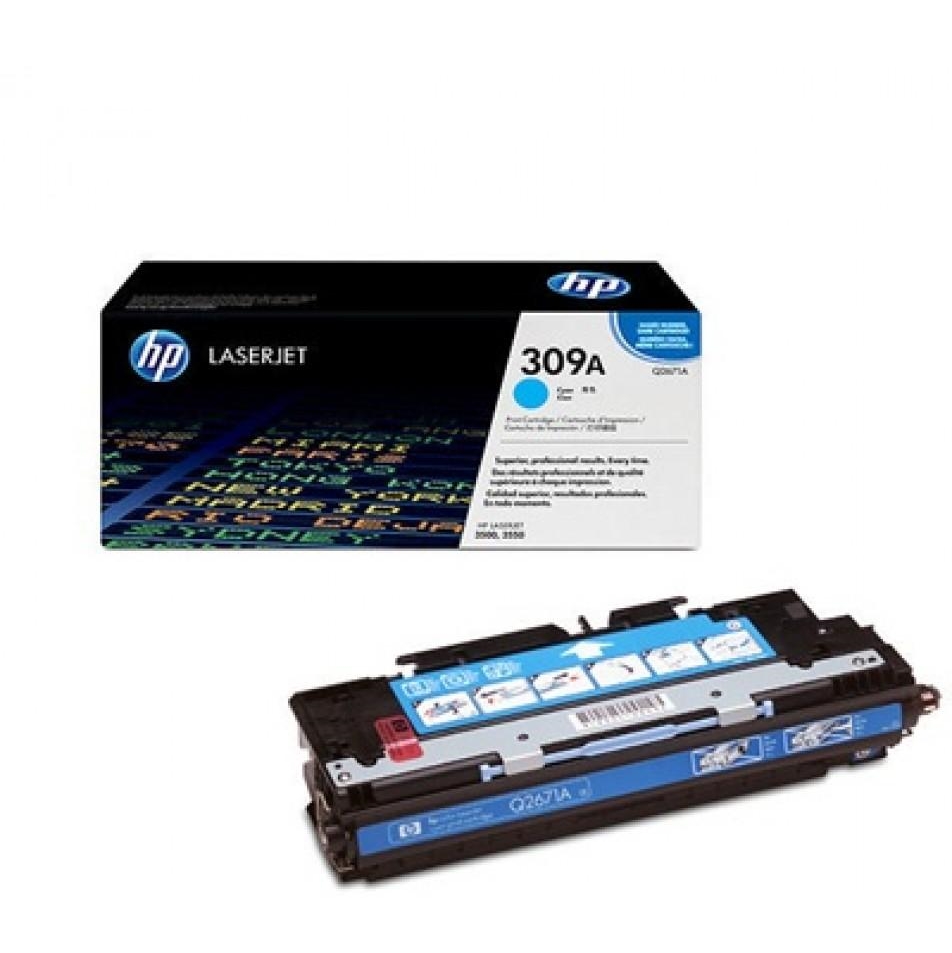 HP 309A Cyan LaserJet Toner Cartridge