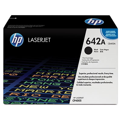 HP 642A Black LaserJet Toner Cartridge