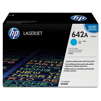 HP 642A Cyan LaserJet Toner Cartridge