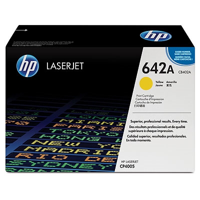 HP 642A Yellow LaserJet Toner Cartridge