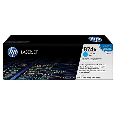 HP 824A Cyan LaserJet Toner Cartridge