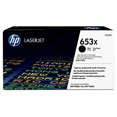 HP 653X High Yield Black Original LaserJet Toner Cartridge