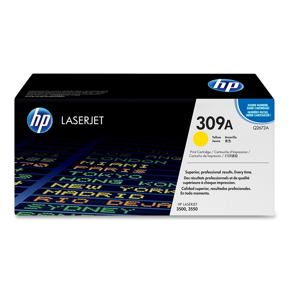 HP 309A Yellow LaserJet Toner Cartridge