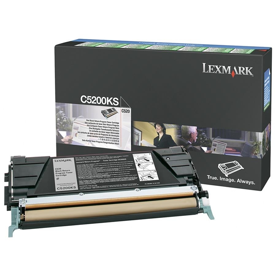 Lexmark C520, C530 Black Return Programme Toner Cartridge (1.5K)