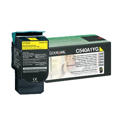 Lexmark C54x, X54x Yellow Return Programme Toner Cartridge (1K)
