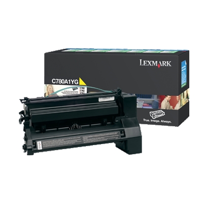 Lexmark C780, C782 Yellow Return Programme Print Cartridge (6K)