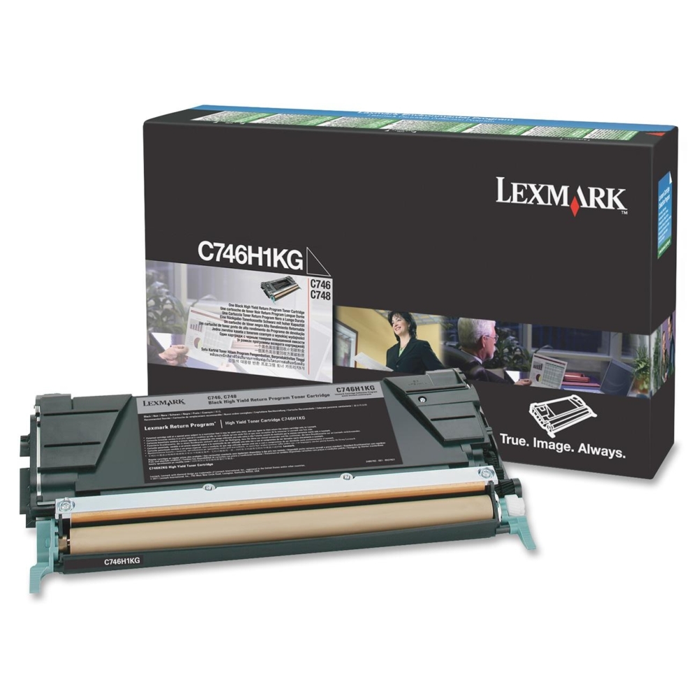 Lexmark C746, C748 Black High Yield Return Program Toner Cartridge