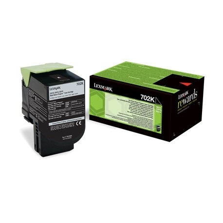 Lexmark 702K Black Return Program Toner Cartridge