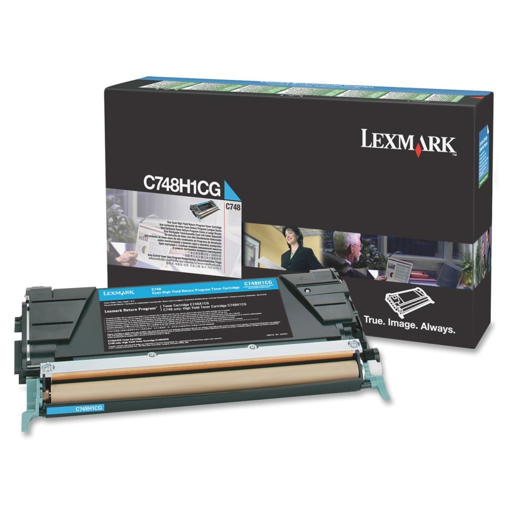 Lexmark C748 Cyan High Yield Return Program Toner Cartridge