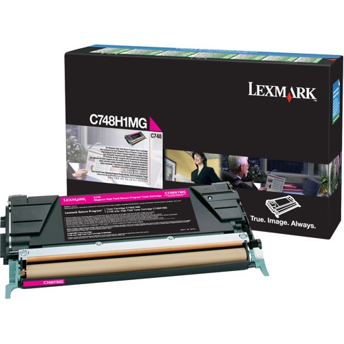 Lexmark C748 Magenta High Yield Return Program Toner Cartridge