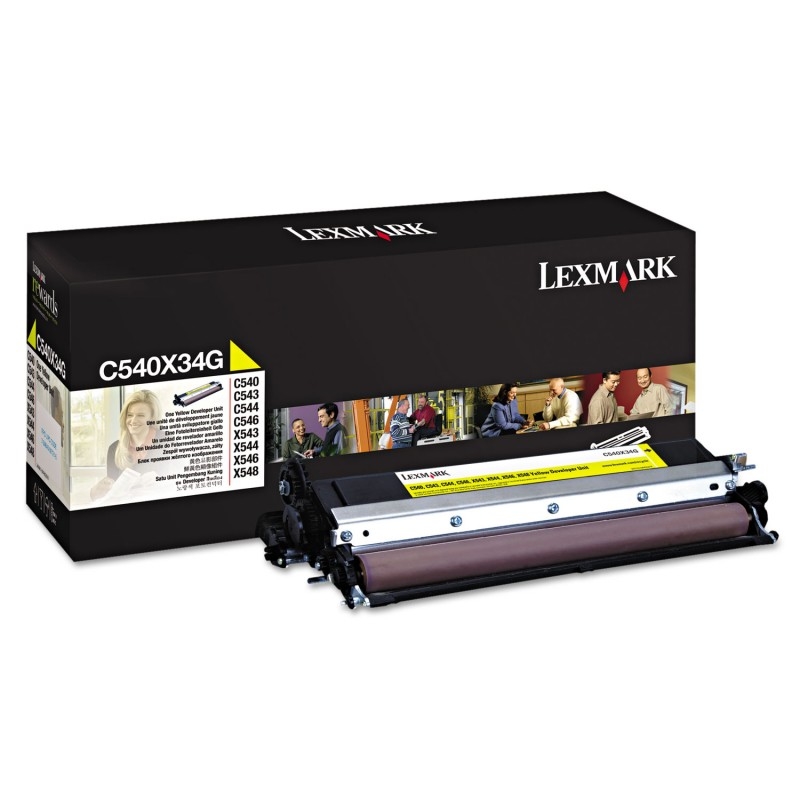 Lexmark C54x, X54x Yellow Developer Unit (30K)