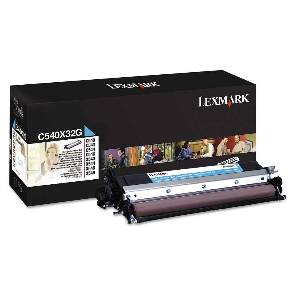 Lexmark C54x, X54x Cyan Developer Unit (30K)
