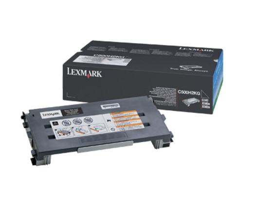 Lexmark C500, X500, X502 Black High Yield Toner Cartridge (5K)