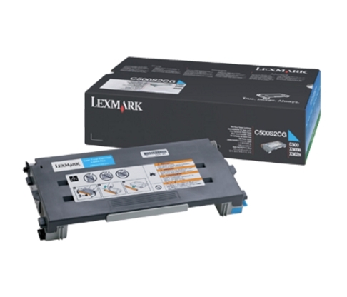 Lexmark C500, X500, X502 Cyan Toner Cartridge (1.5K)