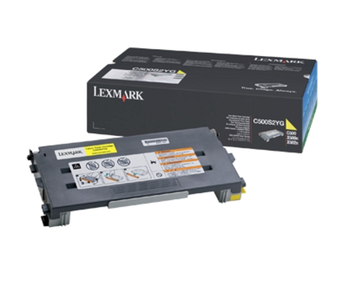 Lexmark C500, X500, X502 Yellow Toner Cartridge (1.5K)