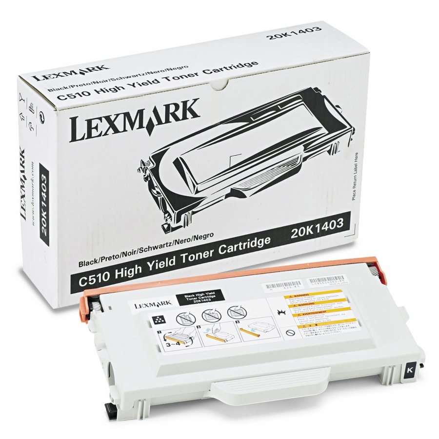 Lexmark C510 Black High Yield Toner Cartridge (10K)