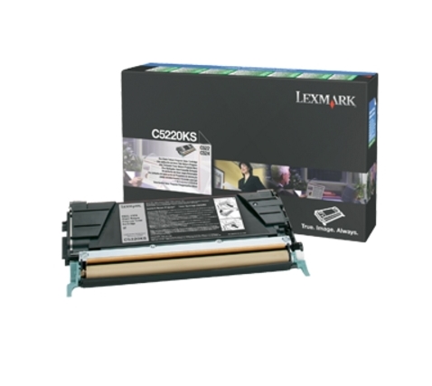 Lexmark C522, C524, C53x Black Return Programme Toner Cartridge (4K)