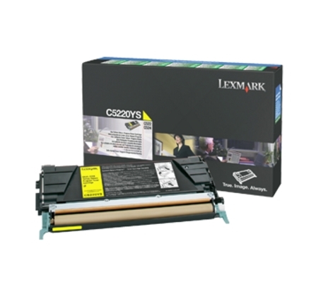 Lexmark C522, C524, C53x Yellow Return Programme Toner Cartridge (3K)