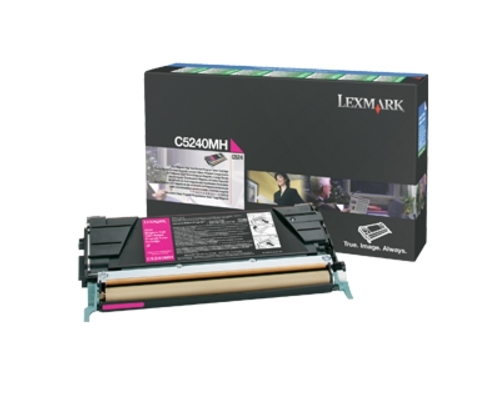 Lexmark C524, C532, C534 Magenta High Yield Return Programme Toner Cartridge (5K)