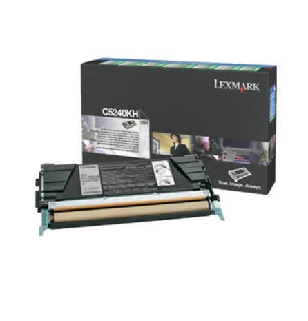 Lexmark C524, C534 Black High Yield Return Programme Toner Cartridge (8K)