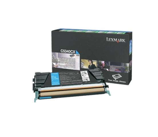 Lexmark C534 Cyan Return Programme Toner Cartridge (7K)