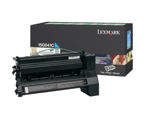 Lexmark C752, C760, C762 Cyan Return Programme Print Cartridge (6K)