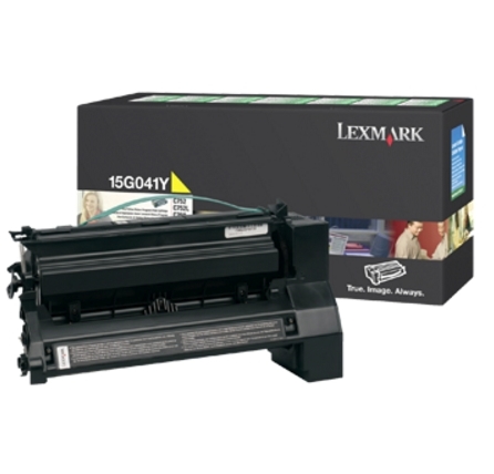 Lexmark C752, C760, C762 Yellow Return Programme Print Cartridge (6K)