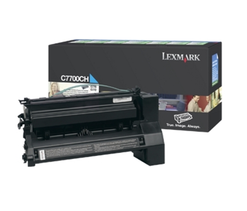 Lexmark C77X Cyan High Yield Return Programme Print Cartridge (10K)