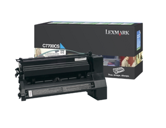 Lexmark C77X Cyan Return Programme Print Cartridge (6K)