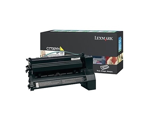 Lexmark C77X Yellow High Yield Return Programme Print Cartridge (10K)
