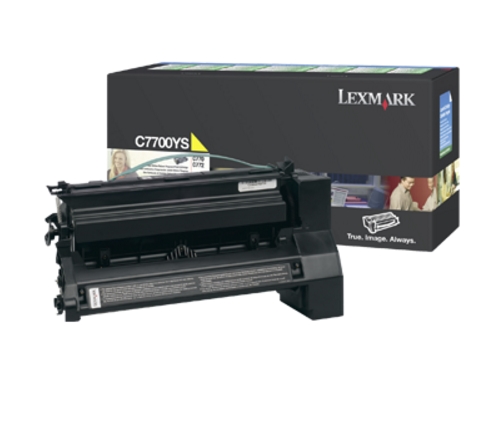 Lexmark C77X Yellow Return Programme Print Cartridge (6K)