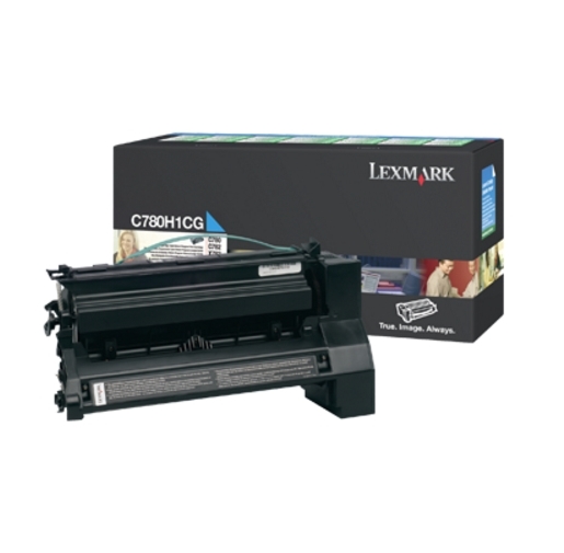 Lexmark C780, C782 Cyan High Yield Return Programme Print Cartridge (10K)