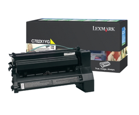 Lexmark C782 Yellow Extra High Yield Return Programme Print Cartridge (15K)