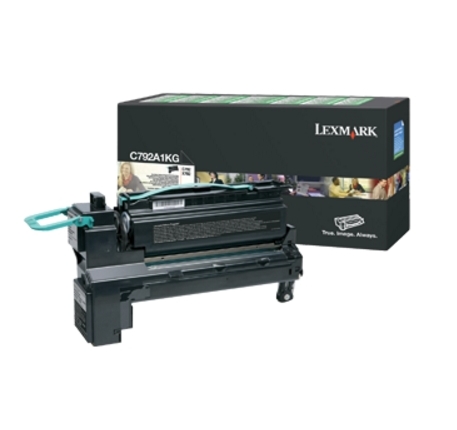 Lexmark C792, X792 Black Return Program Print Cartridge (6K)