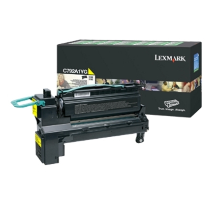 Lexmark C792, X792 Yellow Return Program Print Cartridge (6K)