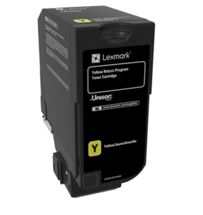 Lexmark Yellow Return Programme Toner Cartridge