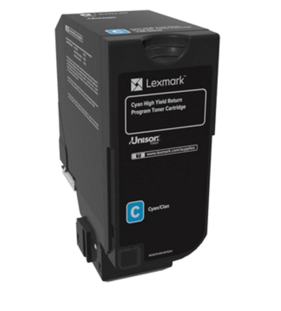 Lexmark Cyan High Yield Return Programme Toner Cartridge