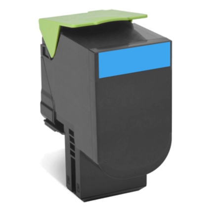 Lexmark 802XC Cyan Extra High Yield Return Program Toner Cartridge