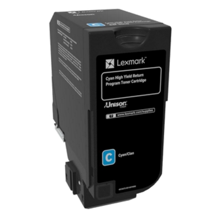 Lexmark Cyan High Yield Return Programme Toner Cartridge
