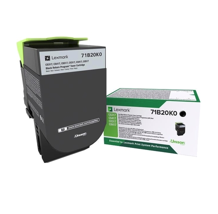 Lexmark CS/CX3/4/517 Return open channel Black CRTG