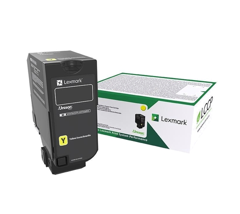 Lexmark CS827de, CX827de Standard Yellow Return Programme Toner Cartridge