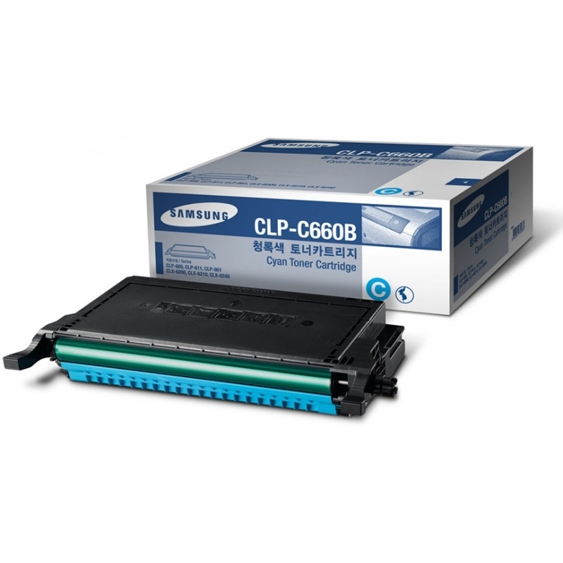 Samsung CLP-C660B H-Yld Cyan Toner Crtg