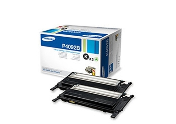 Samsung CLT-P4092B 2-pk Black Toner Crtg