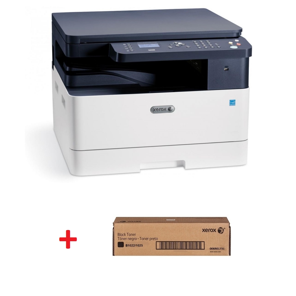 Xerox B1022 Multifunction Printer + Xerox B1022/25 Standard Capacity Toner Cartridge