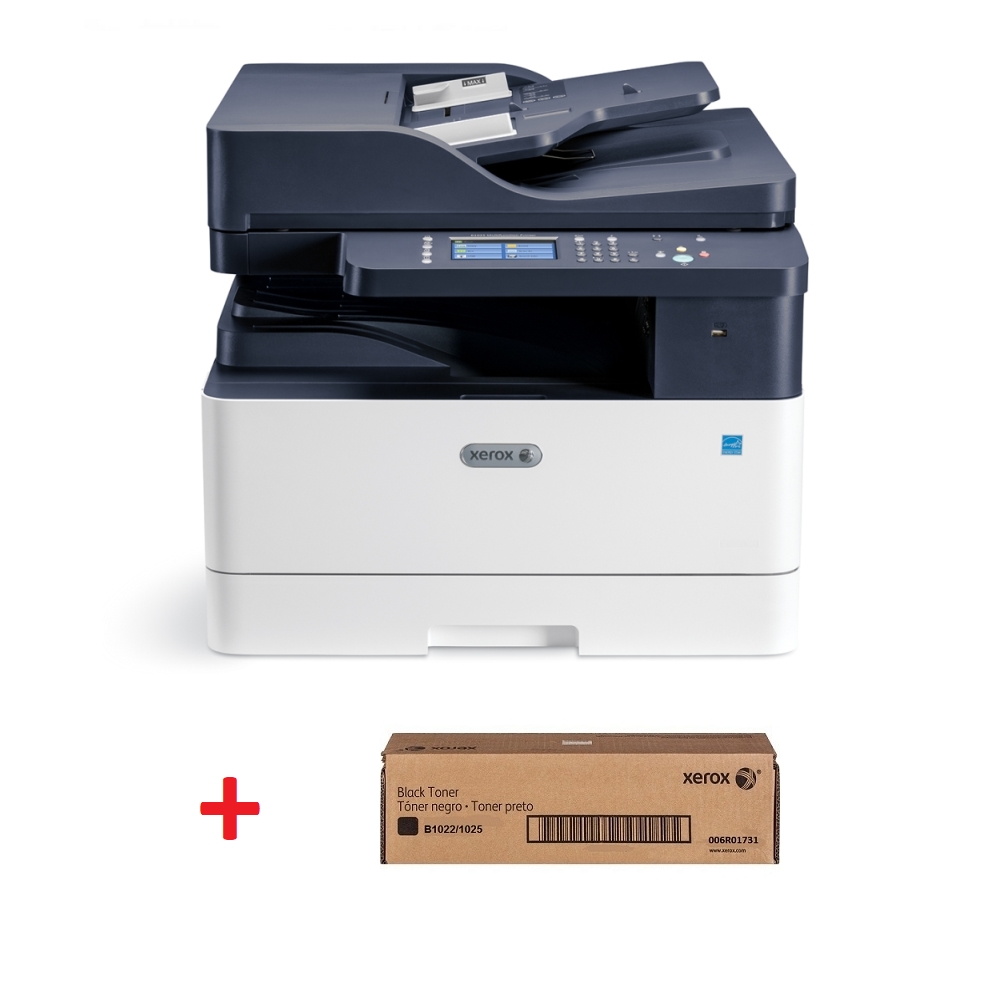 Xerox B1025 Multifunction Printer + Xerox B1022/25 Standard Capacity Toner Cartridge