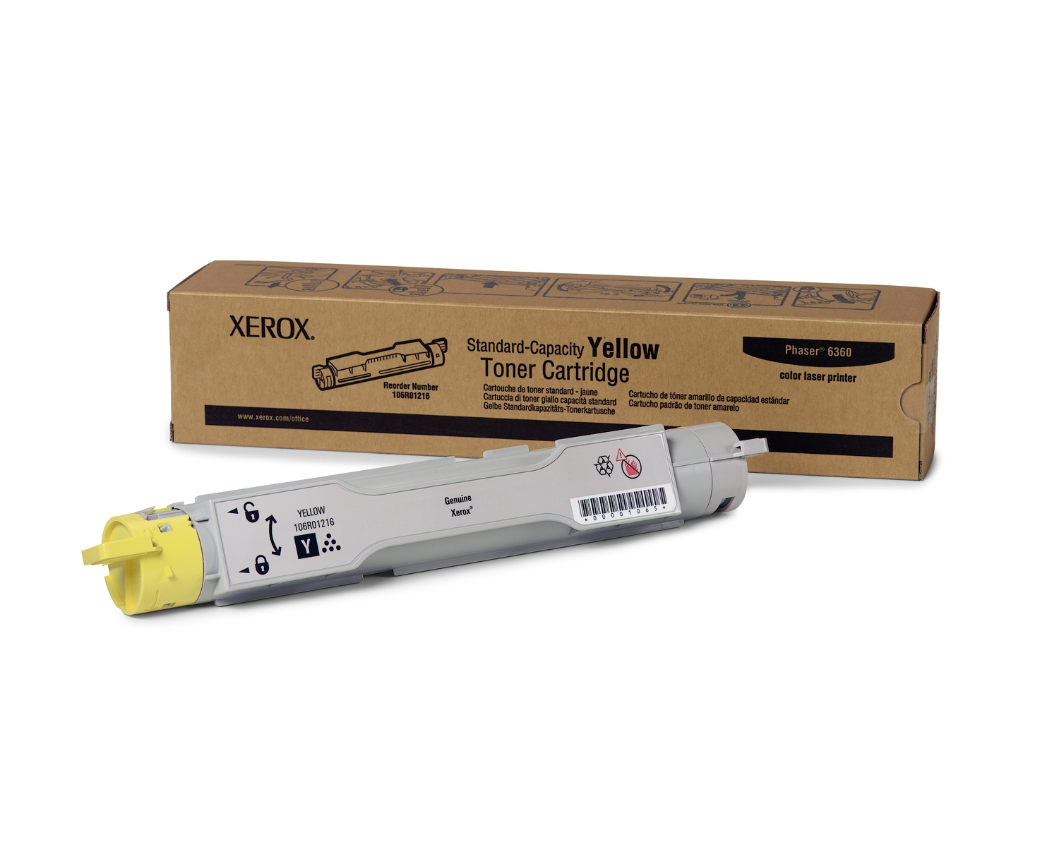 Xerox Phaser 6360 Standard Toner Cartridge Yellow