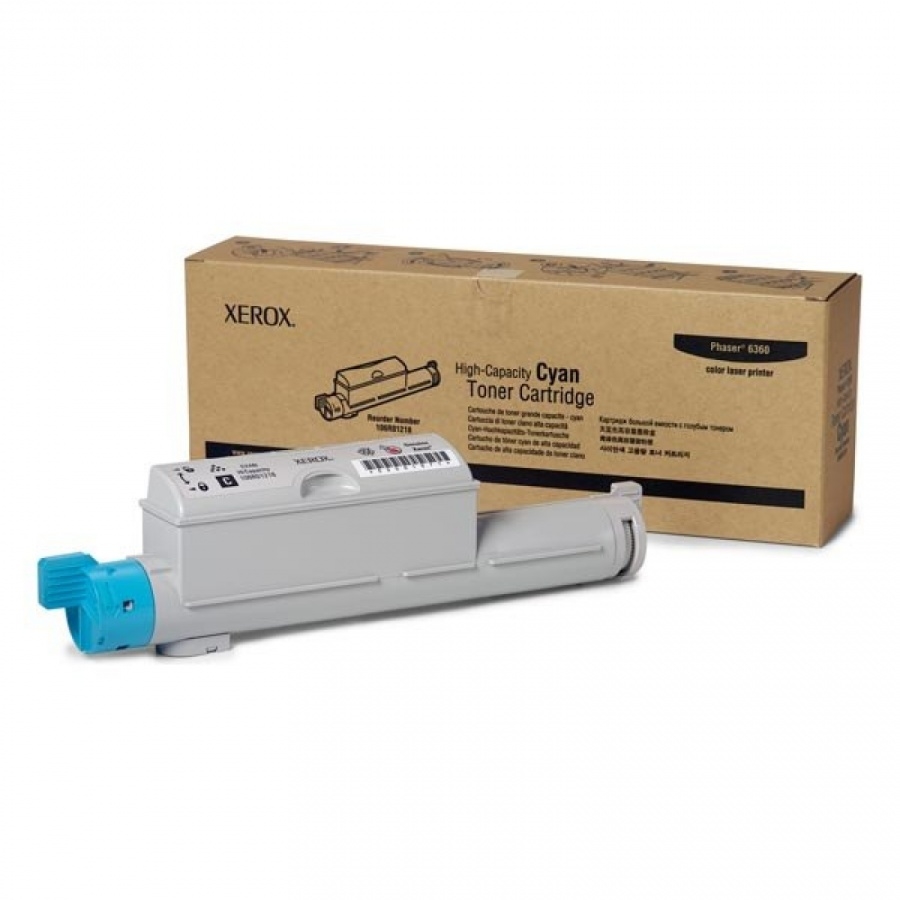 Xerox Phaser 6360 High Cap Toner Cartridge Cyan